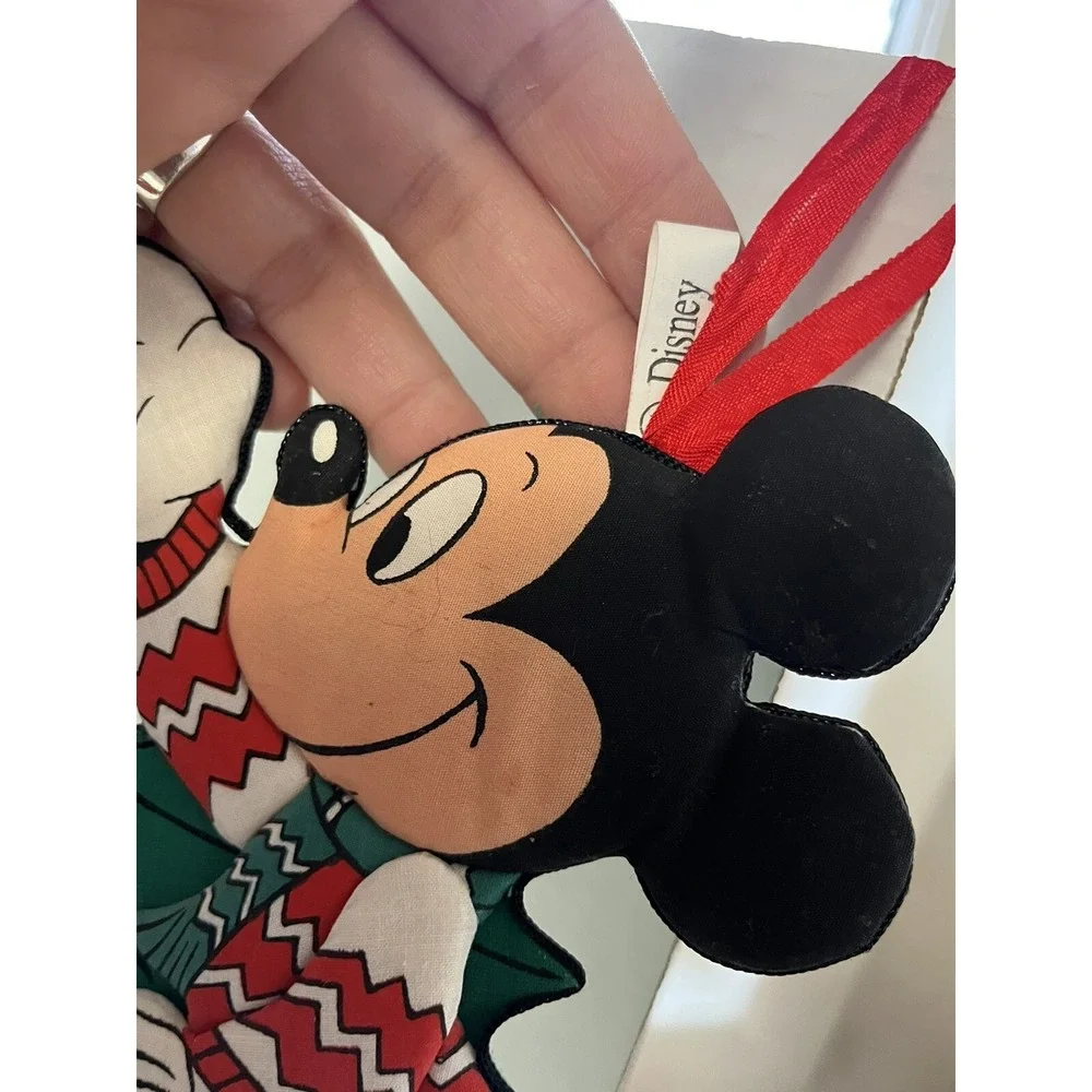 Disneyland Paris Mickey Minnie Christmas Wall Hanging Garland JOYEUX NOEL